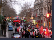 Starsister + Herz auf der Demonstration